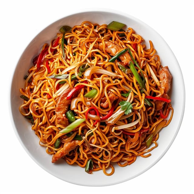 254. Lomein Noodles (choice of Chicken, Shrimp, or Beef).