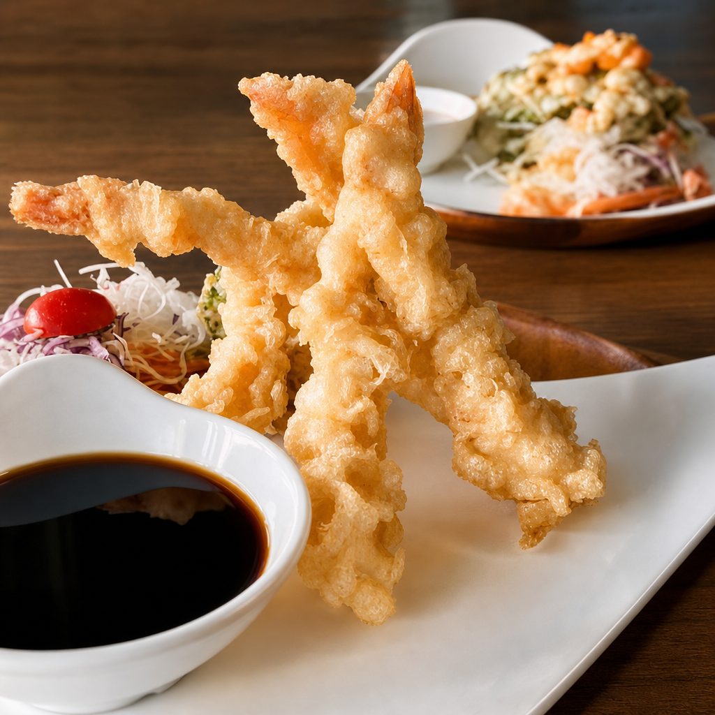 Shrimp Tempura.