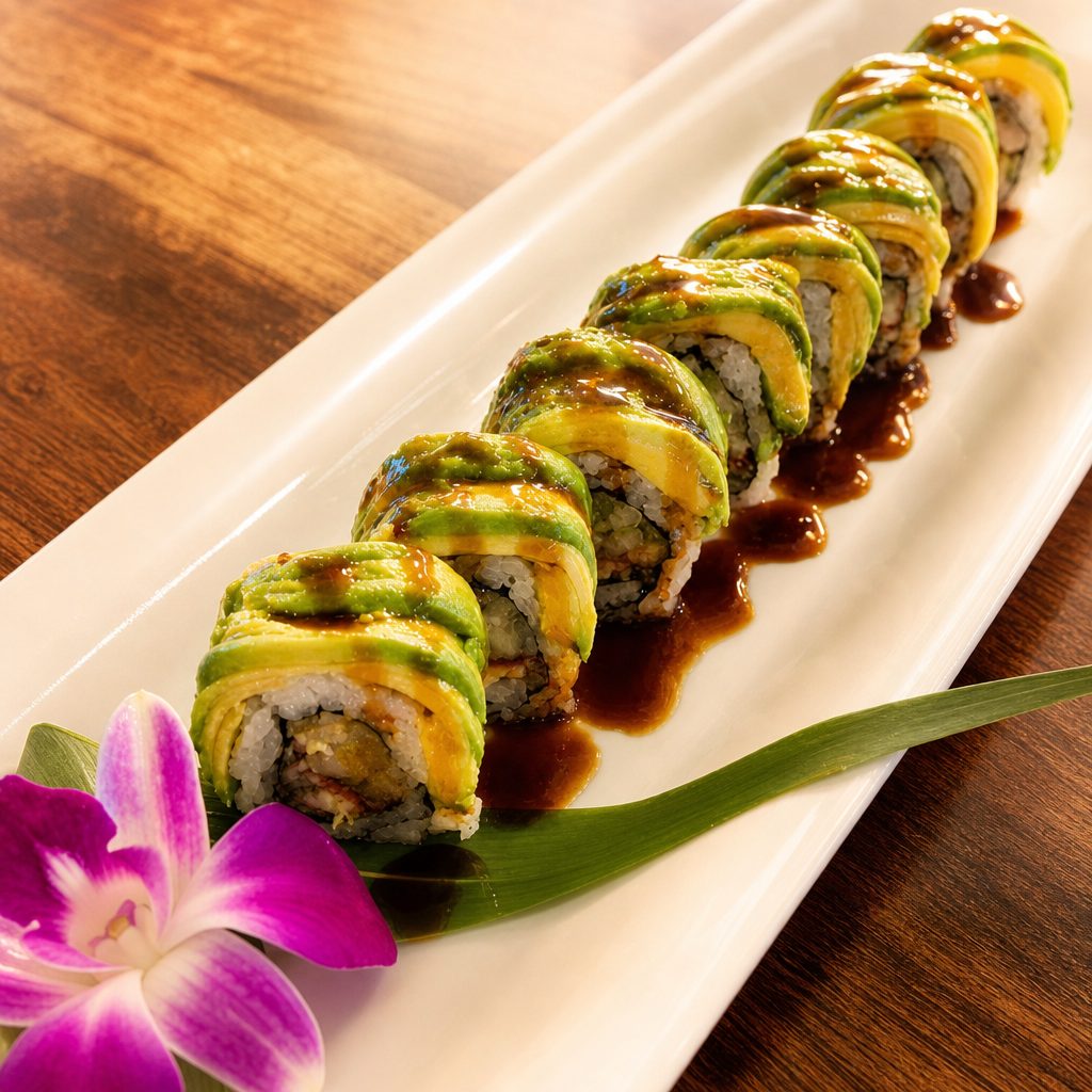 Green Caterpillar Roll.