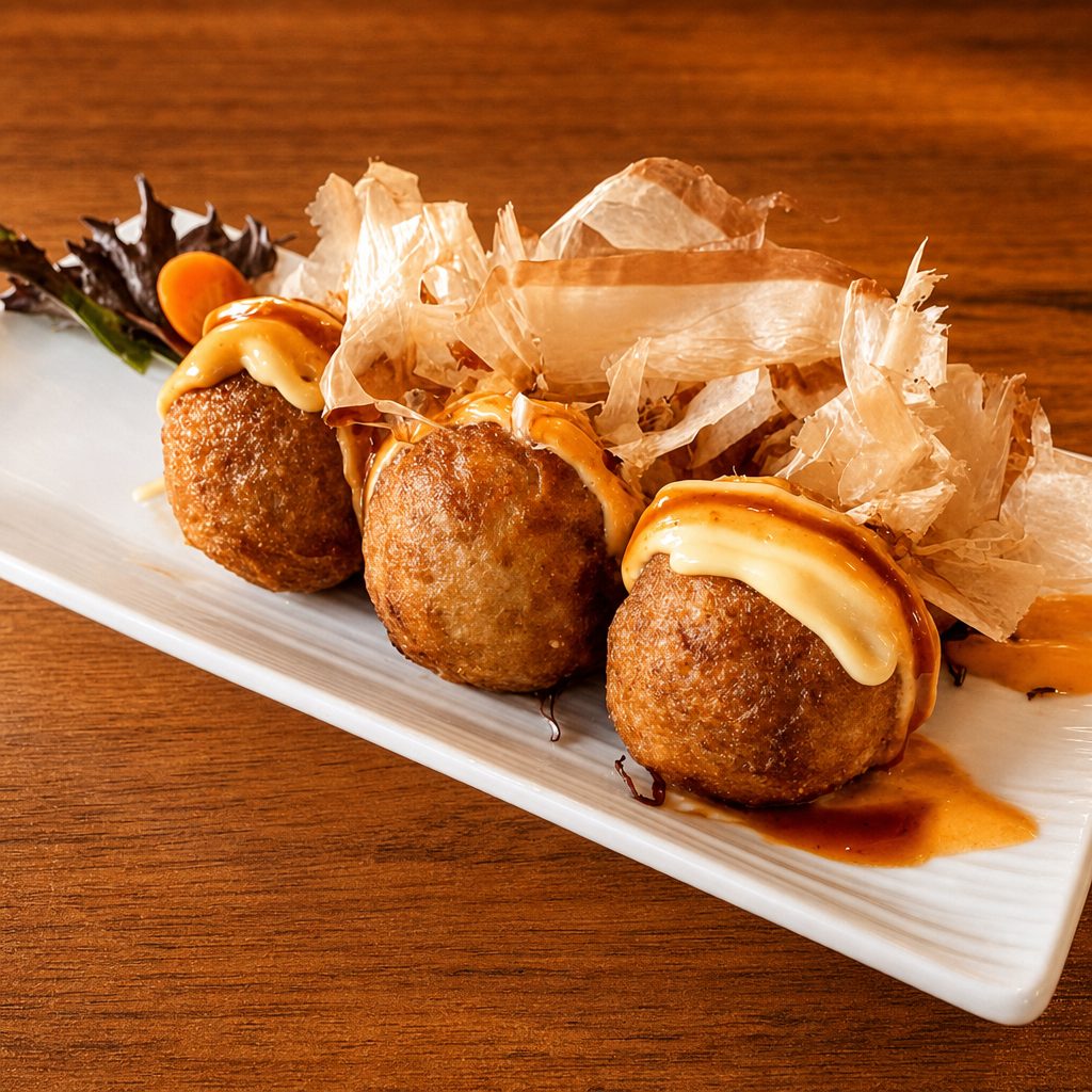 Takoyaki.