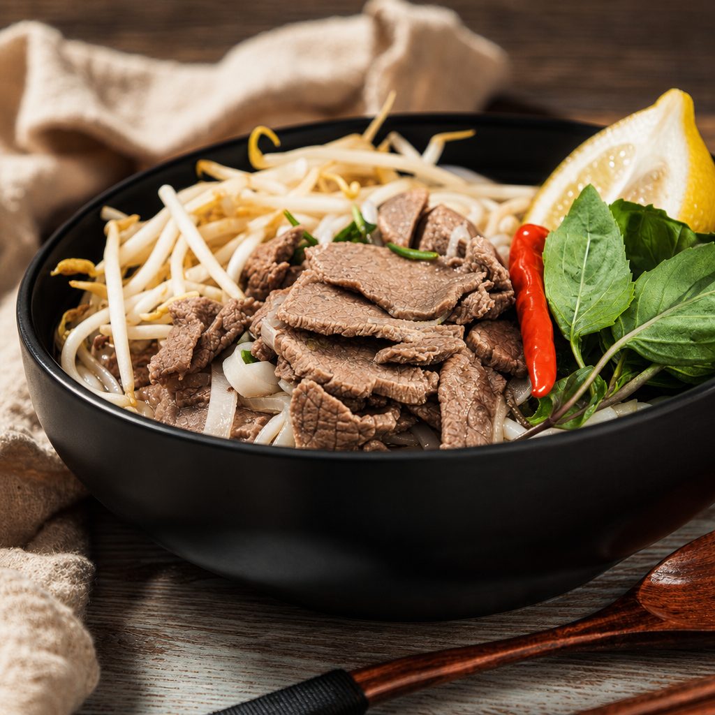 224. Phở Tái, Nạm, Gầu, Pho W/ Steak Flank Brisket.