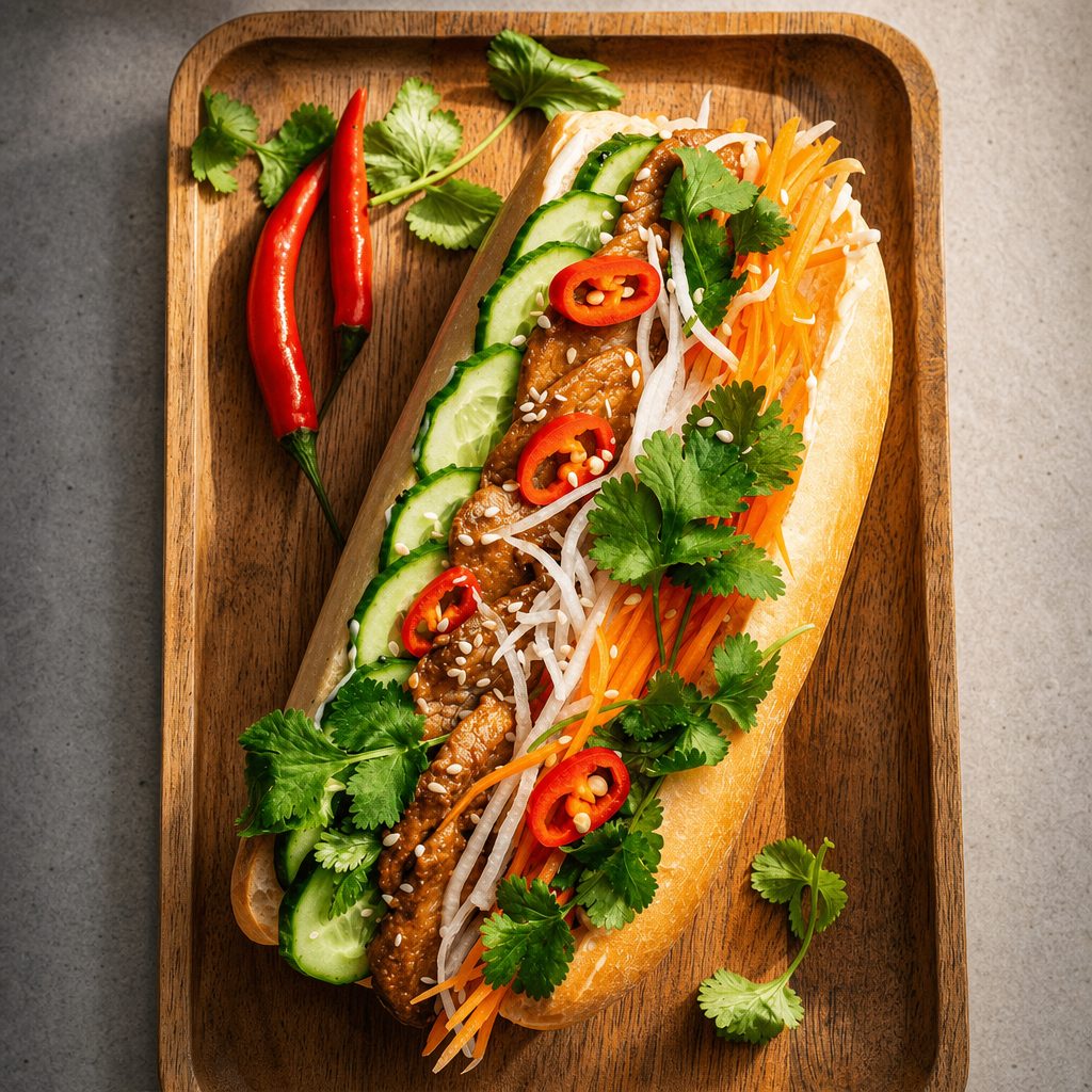 Grilled Beef Hoagie.