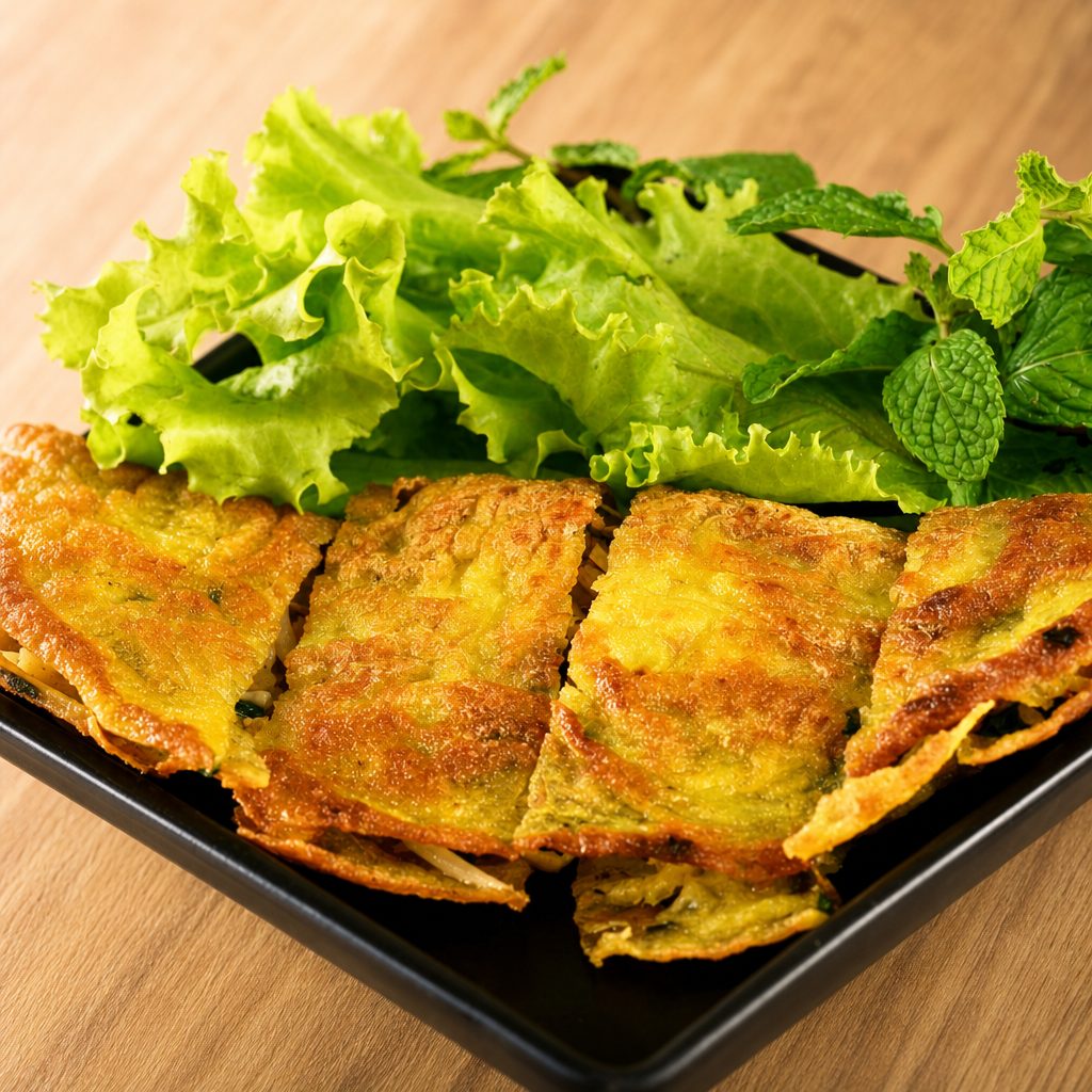 Vietnamese Crepe w/ Chicken.
