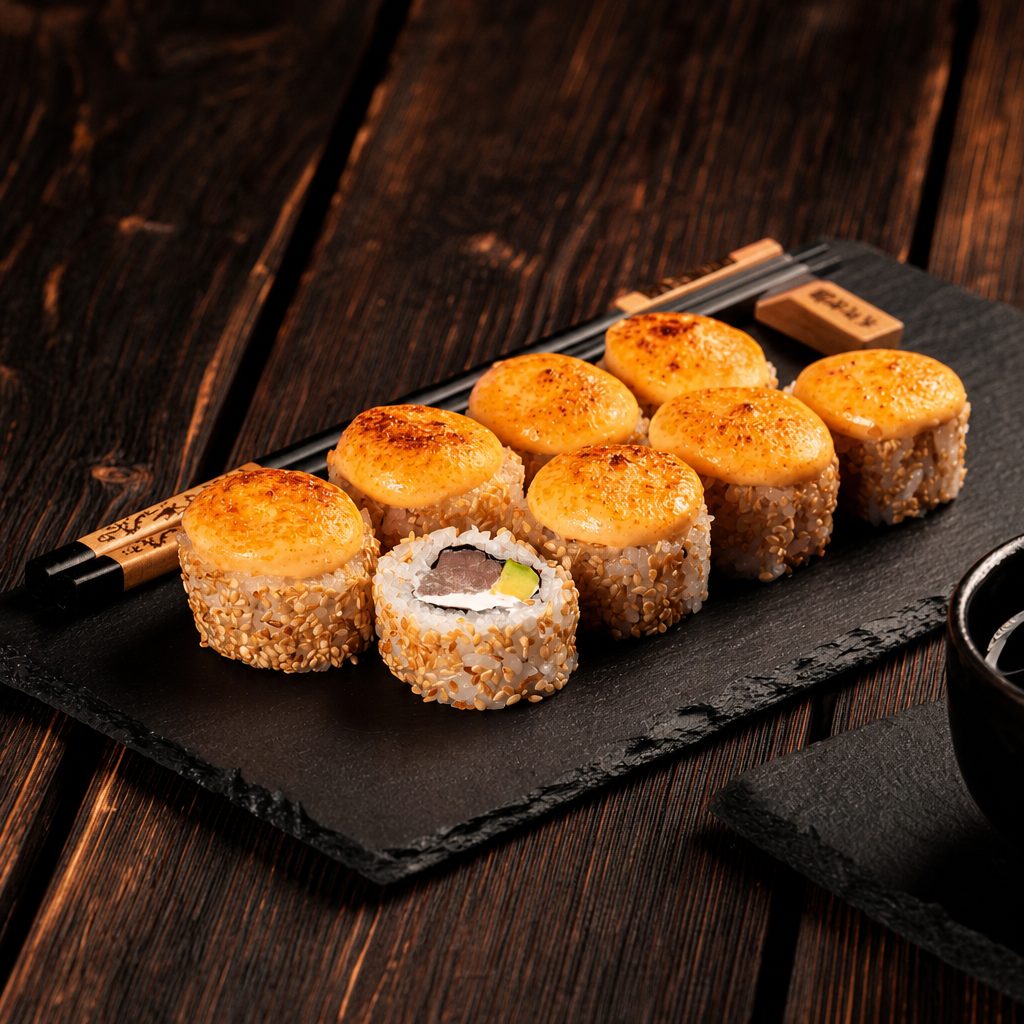 Spicy Salmon Roll.