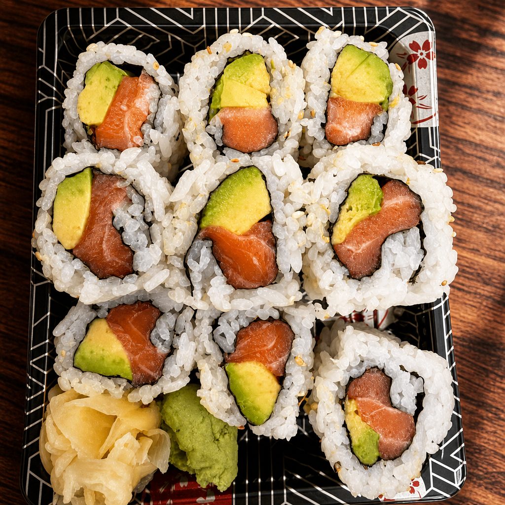Salmon Avocado Roll.